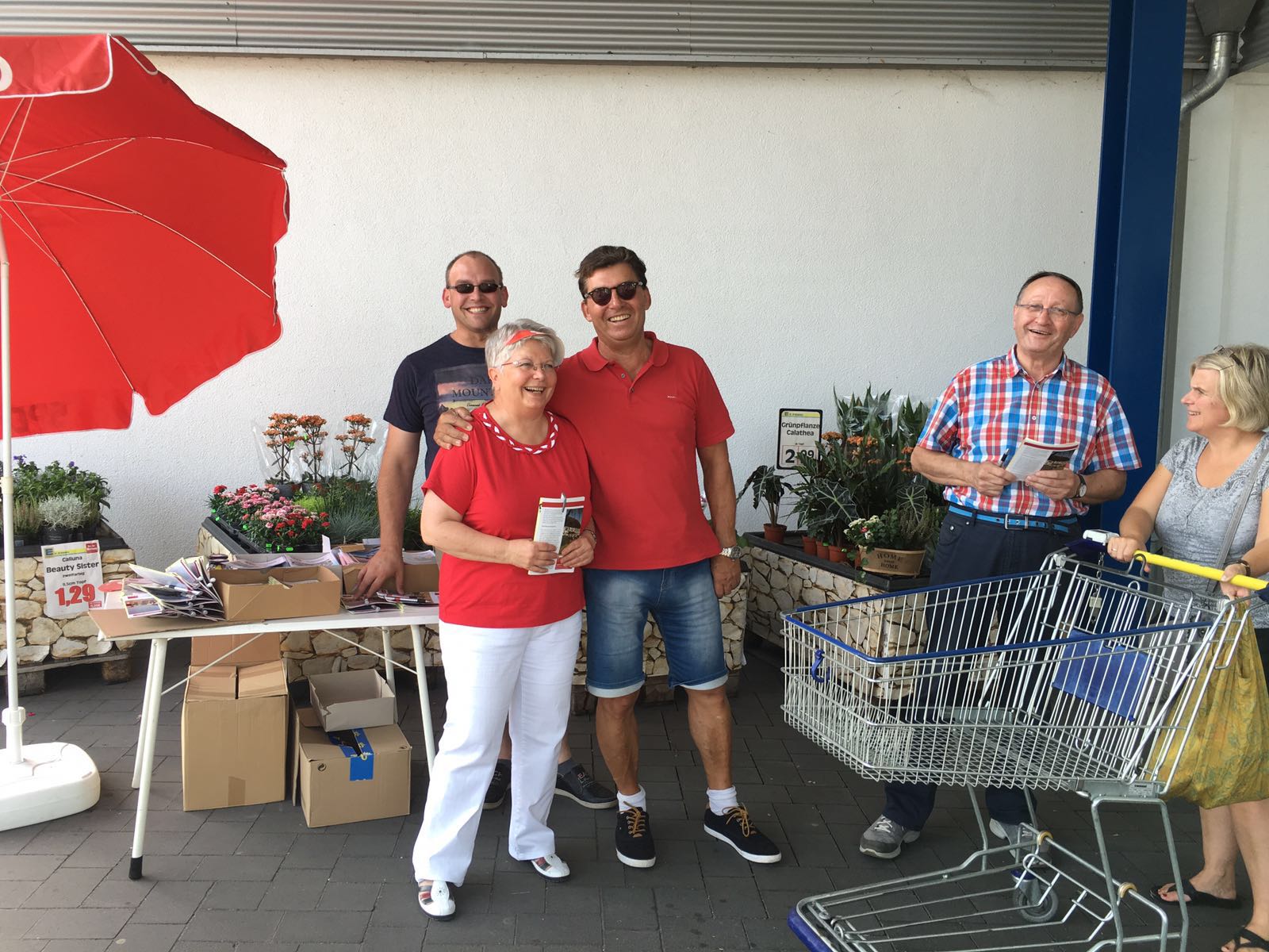 Infostand EDEKA Boffzen Infostand EDEKA Boffzen